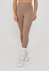 LEGGING BÁSICA SILK MEIO NUTS- POLIAMIDA FIO DUPLO