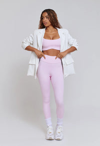 TOP EMBUTIDO DECOTE CANOA MINIMAL LIGHT PINK