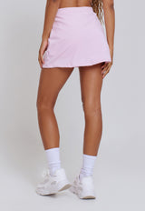 SHORT SAIA COM FENDA MINIMAL LIGHT PINK