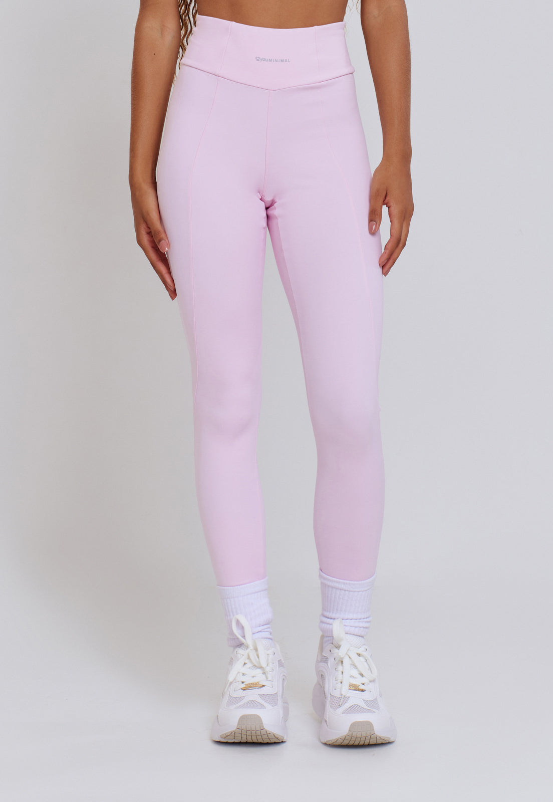 LEGGING COM TACO MINIMAL BOLSO COSTA LIGHT PINK