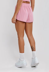 SHORT-SHORT BEACH TENNIS E CORRIDA ROSA QUARTZO - POLIAMIDA FIO DUPLO