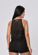 REGATA  DE ALCINHA NEW MESH - PRETO