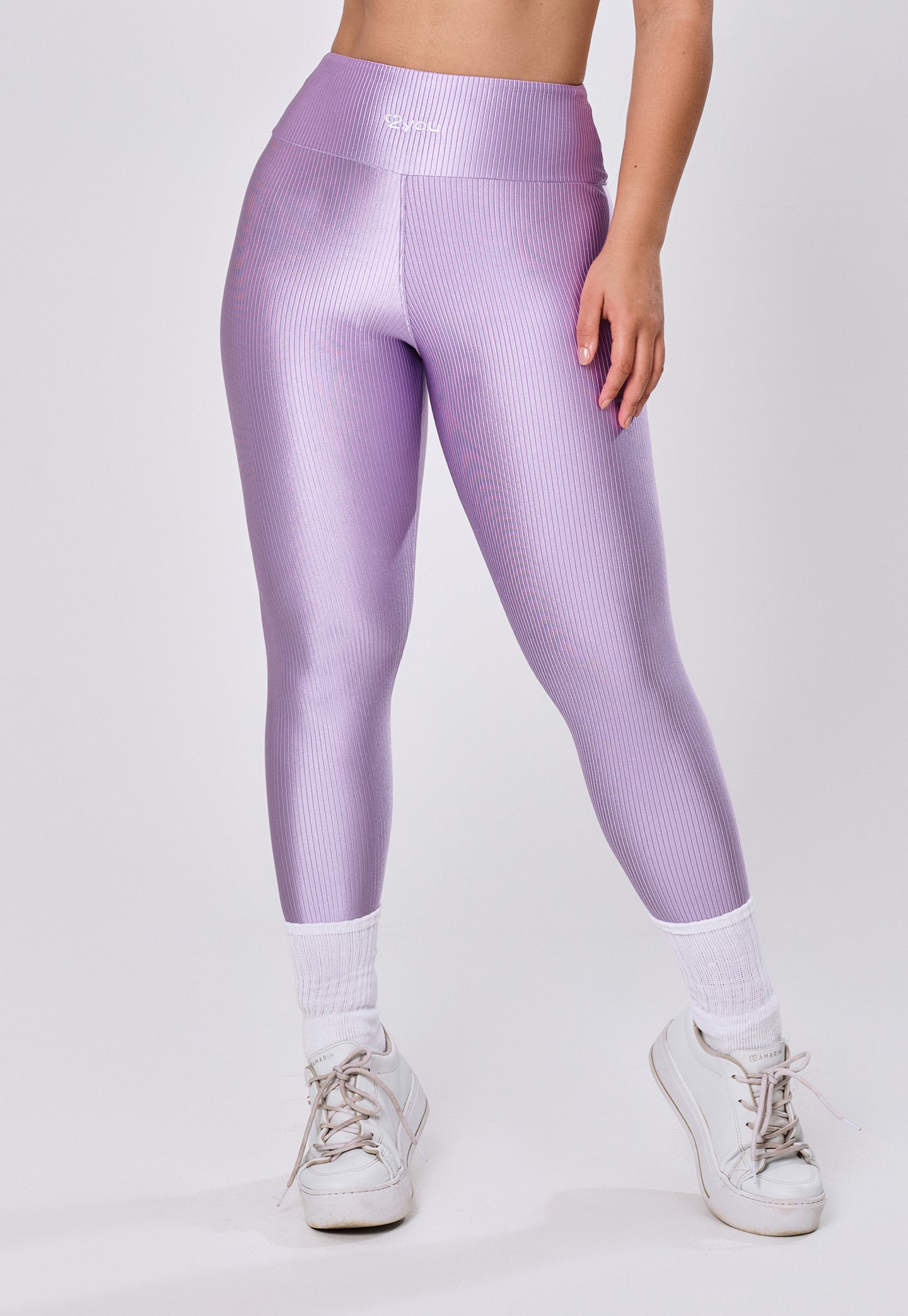 LEGGING BÁSICA EDEN SILK MEIO - LILÁS