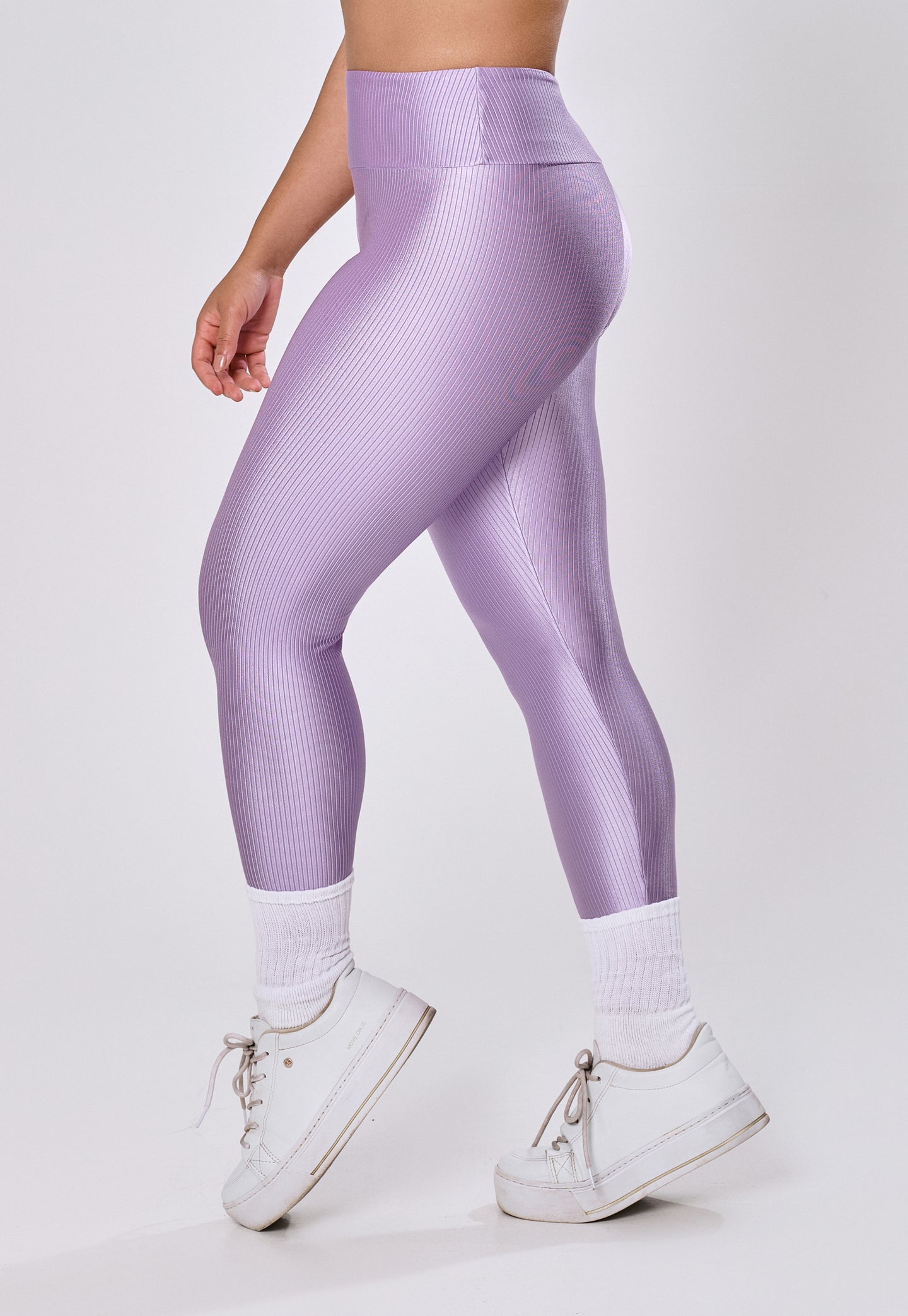 LEGGING BÁSICA EDEN SILK MEIO - LILÁS