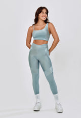 LEGGING RECORTE LATERAL - AZUL PEDRA