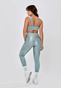 LEGGING RECORTE LATERAL - AZUL PEDRA