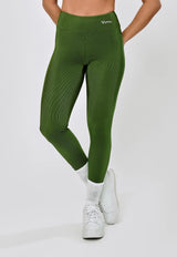 LEGGING BASICA SHINE POLIAMIDA- VERDE ELITE