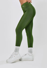 LEGGING BASICA SHINE POLIAMIDA- VERDE ELITE