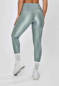 LEGGING BASICA SHINE POLIAMIDA- AZUL PEDRA