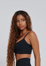 TOP EMBUTIDO DECOTE CANOA MINIMAL PRETO