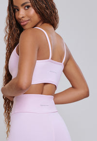 TOP EMBUTIDO DECOTE CANOA MINIMAL LIGHT PINK