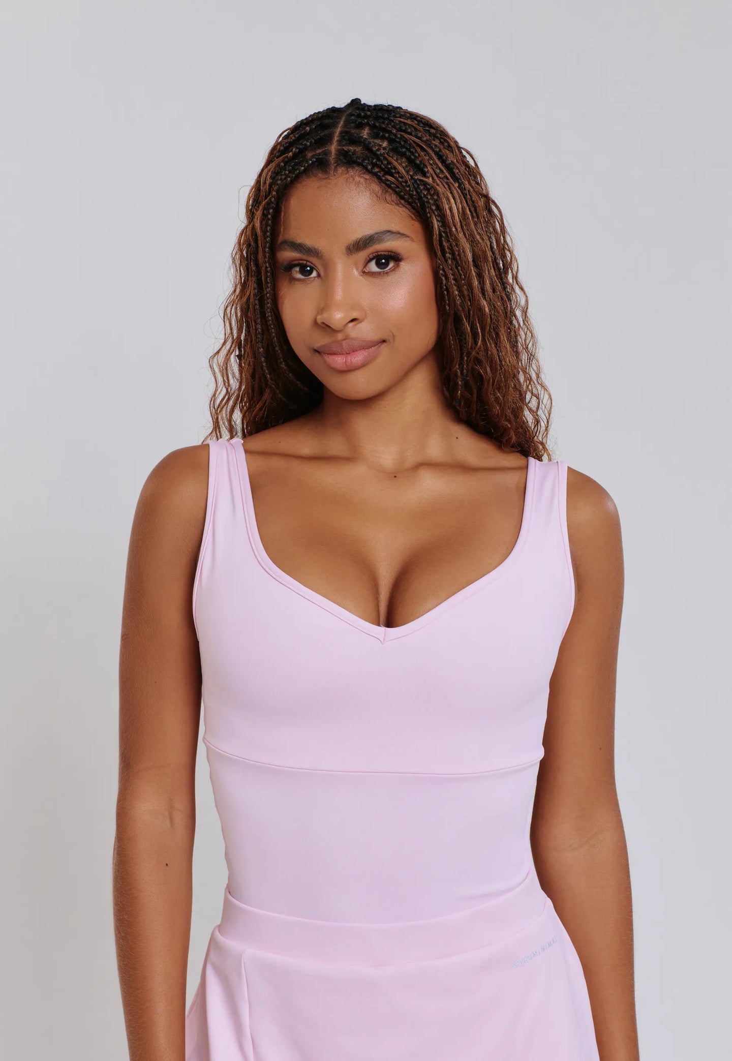 CAMISETA MINIMAL COM COMPRESSÃO LIGHT PINK