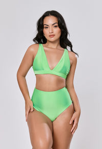 CALCINHA HOT PANTS - VERDE NEON.